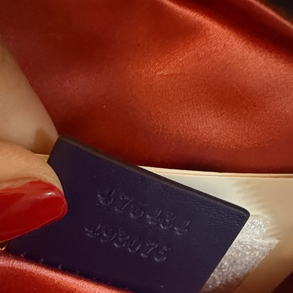 BRAND NEW Gucci GG Marmont Belt Bag Matelasse Cobalt Blue Velvet with Dustbag - Picture 13 of 13